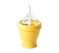 Vaso Para Bolas De Hielo - Botella Plegable Portátil A Prueba De Fugas - Con Pajita, Tapa Y Vaso Para Bloques De Hielo,Whisky, Cóctel, Bebidas, Hogar, Gimnasio, Viajes, Aire Libre