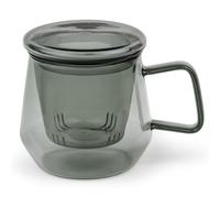 Vaso para té LIVORNO 350 ml, negro, vidrio, Bredemeijer
