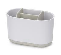 Vaso portacepillos DUO 70569 18 cm, blanco, plástico, Joseph Joseph