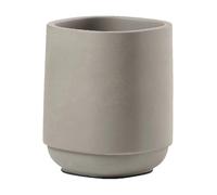 Vaso portacepillos TIME 10 cm, gris oscuro, hormigón, Zone Denmark