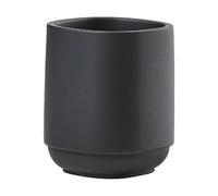 Vaso portacepillos TIME 10 cm, negro, hormigón, Zone Denmark