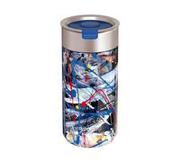 Vaso Térmico Acero Inoxidable Quokka 400ml Abstract, Taza Reutilizable Café Te Frío y Caliente y bebidas