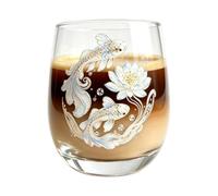 Vasos de agua 3D Animal Flores Claras Estética Linda Vasos para beber | Vasos de café helado de 320 ml para té, vino, cócteles, cerveza, champán líquido, oficina, bar, cocina, etc