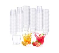 Vasos de Chupito Plastico profesional fuerte 50u/100u/200u para elegir 40ml con medidor Vasos Transparentes Reutilizables, Vaso de Vino para Cumpleaños Picnic Fiestas Barbacoa o cualquier