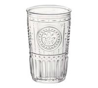 Vasos de Vidrio Coloridos Romantic Candy de Bormioli Rocco - 300 ml y 475 ml, Fabricados en Italia, Ideales para Agua, Refrescos y Cócteles, Diseño Vintage con Colores Suaves y Ecológicos