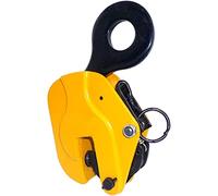 Vassbkkdy Abrazadera De Elevación De Placa De Acero Vertical Carga De Trabajo 1T/2T/3T/5T/8T, Abrazadera De Elevación De Chapa Industrial para Elevación De Acero Plano, Amarillo(Size:5T)