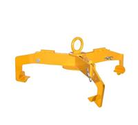 Vassbkkdy Pinza Vertical for bidones, elevación 750kg/1653lb, Abertura 35-61cm/13.7-24in, for elevación de bidones de Acero y plástico de 55 galones, una Pinza for Todo Tipo de bidones.