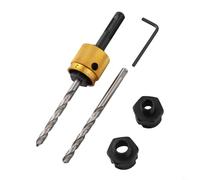 Vástago hexagonal Quick Plus con varilla para 5/8 1/2 y cabezales de taladro de extensión de 16152 mm, sierras perforadoras en acero de alta velocidad para cambio de madera Soft M (mango redondo)