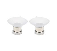 Vauki 2 soportes magnéticos para jabón, soporte para jabón sin taladrar, soporte para jabón para montaje en pared, soporte magnético magnético, jabonera compacta para ducha, lavabo, baño y cocina