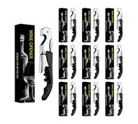 VaVaVia Abridor de Botellas con Cuchillo de Camarero, Negro, 40PCS | Abridor de Botellas de Vino Tinto, Profesional de Acero Inoxidable, 3 en 1 Corte de Papel de Cerveza