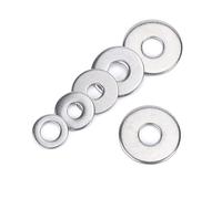 VAYEODEYU Arandela Plana Acero Inoxidable 304 A2 M12-M27 Plata 300 Piezas(M14)