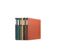 VAYEODEYU Archivador de hojas sueltas perforadas A4 Carpeta de archivos engrosada de 4 orificios PP 3-5 piezas