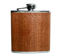 VB VIN BOUQUET Petaca de Madera, Acero Inoxidable