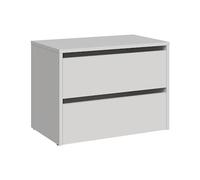 VBChome Zapatero modular, 60 x 36 x 44 cm, color blanco, organizador de zapatos, sin mango, similar a la madera, almacenamiento de zapatos, zapatero, pasillo, color blanco