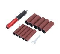 VBESTLIFE Adaptador de Lijadora de Husillo, Mandril de 1,5 Pulgadas, Aleación de Aluminio, Kit de Mandril de Lijado para Madera y Metal, Convierte Taladro Eléctrico en Lijadora para Curvas y Agujeros