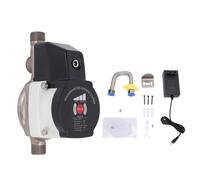 VBESTLIFE Bomba Elevadora de Presión de Agua, 80W 475.5GPH para Ducha, Presión Máxima de 36.2PSI, Bomba Elevadora Doméstica de bajo Ruido con Modo Manual Automático (Enchufe europeo 100-240 V)
