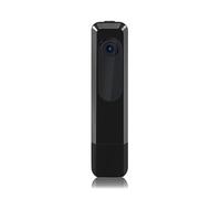VBESTLIFE Cámara Corporal, Mini Cámara Portátil para PC, Videocámara Portátil USB 1080P 30 Fps Montada en el Cuerpo, para Aplicación de la Ley, Guardia de Seguridad, Reuniones, Presentaciones
