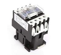 VBESTLIFE Contactor de CA Industrial CJX2 2501, Contactor Eléctrico de Alta Sensibilidad 220 V 25 A 3 Polos, Interruptor de Resistente para Distribución de Energía
