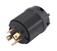 VBESTLIFE Enchufe de Bloqueo de Giro de EE. UU., NEMA L14-30P 30A 125V-250V Conector de Enchufe eléctrico de Bloqueo de Giro de 3 Polos y 4 Cables