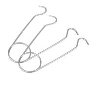 VBESTLIFE Esparcidor de Boca de Pescado, 2 Piezas de Acero Inoxidable con Gancho para Botella de Agua de Cocina, Abridor de Anzuelos de Pesca, Herramienta de Abrazadera de Supervivencia para Camping,