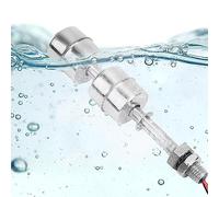 VBESTLIFE Interruptor de Flotador de Doble Bola de Acero Inoxidable, Controlador de Nivel de Agua, Flotador Witual, Cable de 250mm para Drenaje de Piscina de Tanque (Cuerpo flotante 100mm)