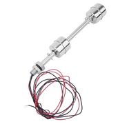 VBESTLIFE Interruptor de Flotador de Doble Bola de Acero Inoxidable, Controlador de Nivel de Agua, Flotador Witual, Cable de 250mm para Drenaje de Piscina de Tanque (Cuerpo flotante 150mm)