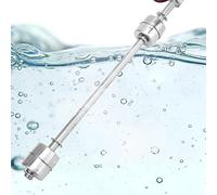 VBESTLIFE Interruptor de Flotador de Doble Bola de Acero Inoxidable, Controlador de Nivel de Agua, Flotador Witual, Cable de 250mm para Drenaje de Piscina de Tanque (Cuerpo flotante 250mm)