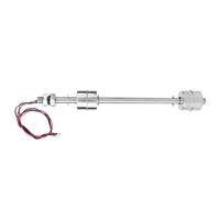 VBESTLIFE Interruptor de Flotador de Doble Bola de Acero Inoxidable, Controlador de Nivel de Agua, Flotador Witual, Cable de 250mm para Drenaje de Piscina de Tanque (Cuerpo flotante 200mm)