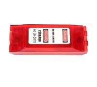 VBESTLIFE Interruptor de Pared con Etiqueta y Bloqueo de Placa de Cubierta, Cubierta de Plástico Universal Resistente a Impactos con Interior Visual, Tapa con Candado de Seguridad