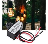 VBESTLIFE Interruptor Fotoeléctrico, Interruptor de Control de Luz con 120 277VAC 50/60Hz para Jardín, Mini Fotocontrol para Luces Exteriores, Fotoeléctrico