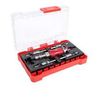 VBESTLIFE Juego de Brocas Avellanadoras, Broca Semiautomática con Tope de Profundidad Ajustable con 82 Grados para Carpintería, Vástago Hexagonal, HSS M2, Kit de 5 Piezas para Orificios Avellanados