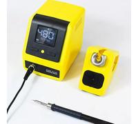 VBESTLIFE Kit de Estación de Soldadura Digital T210 Plus, 120W, 3 Puntas de Hierro Adicionales, Calentamiento Rápido, Control Inteligente de Temperatura, Apagado Automático (Enchufe de la UE)