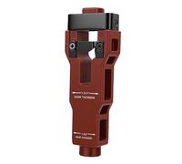 VBESTLIFE Kit de Instalación de Herramientas de Embutir para Pestillo de Puerta con Hoja de Contorno y Cabezal Piloto para Cortes de Cerradura Precisos, para Puertas de 1-3/4 Pulgadas y (rojo)