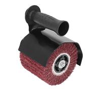 VBESTLIFE Kit de Pulidora de Bruñido, Accesorio de Amoladora Angular para Pulido de Madera y Metal con Cómodo, Rueda de Pulido M10 para Eliminación de óxido de Acero Inoxidable, Cubierta Protectora