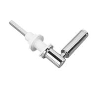VBESTLIFE Kit de Reemplazo de Manija de Descarga de Inodoro, Palanca Universal de Aleación de Zinc con Brazo Ajustable y Cadena para Montaje Frontal Lateral