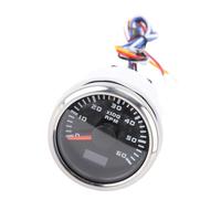 VBESTLIFE Medidor de Tacómetro de 2.047 in, 2 Pulgadas, 6000 RPM con Contador de Horas, Retroiluminación de 7 Colores para Motor de Gas, Kit de Medidor de RPM para Camión, Tractor, Coche, RV, Barco,