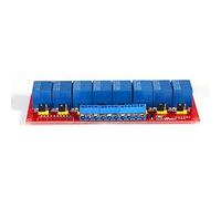 VBESTLIFE Módulo Controlador, relé de Disparo de y bajo de 8 Canales, Disparo Dual, Placa PLC para Automatización Industrial, Control Doble de Corriente Grande