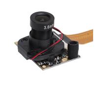 VBESTLIFE Módulo de Cámara de Visión Nocturna, Enfoque Manual 5MP Ángulo de Lente de 75° Sensor OV5647 Cámara Web HD de 1080p para RasPi 5 Zero Series, Bayoneta CSI, Tornillos M2x6