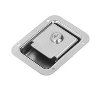 VBESTLIFE Pestillo de Acero Inoxidable para Puerta de RV, Manija de Paleta de Montaje Empotrado para Caja de Herramientas de Remolque de Viaje, Pestillo de Bloqueo de un Solo Punto a Prueba de Agua