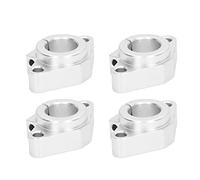 VBESTLIFE Soporte de Guía de Riel de 4 Piezas Soporte de Eje de Riel de Movimiento Lineal de Aleación de Aluminio para Equipos Precisos (SHF16)