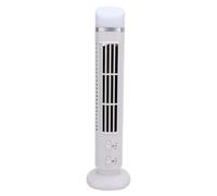 VBESTLIFE Ventilador de Torre sin Aspas, Ventilador USB con Luz de Escritorio con 3 Velocidades y Oscilación de 90°, Portátil Silencioso para Dormitorio, Oficina en Casa, de Luz Nocturna Compacto