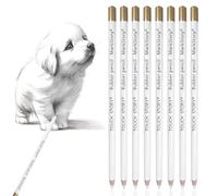 VBSJAH 8 Piezas Gomas De Borrar Goma Moldeable Borrar Goma De Borrar Moldeable Goma De Borrar,Lápices Blancos de Dibujo, Bocetos y Manualidades para Principiantes y Artistas de Dibujo