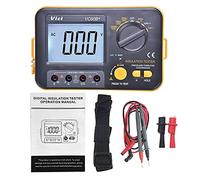 VCB60+ Medidor de resistencia de aislamiento digital Megger Megohm 1000V 0.1~2000MΩ (negro + naranja)