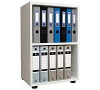 VCM Ulas 2f - Estantería de madera para ahorrar espacio, tamaño aprox. 74 x 49 x 32 cm