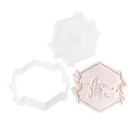 Vdaxvme Molde acrílico premium para el Día de la Madre para Galletas Fondant, sello de galletas para entusiastas de la repostería y elegante herramienta de repostería segura para fabricantes de