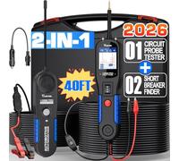 Vdiagtool V200 Pro Sonda Probador de Circuito Automotriz, Detector de Cable Cortados, Buscador de Abiertos Y Cortocircuitos CA/CC 12V-24V, Rastreador Cable Eléctrico, Relé Fusible Remolque Comprobador