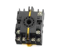 VDOQTLJT Base de relé P2CF-11 50 Piezas, Compatible con H3BA H3CR, zócalo 11 Pines, riel DIN