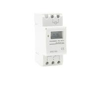 VDOQTLJT Interruptor horario Digital programable de riel DIN AHC15A THC15A, 24 Horas/semanal, 12 V/24 V, Pantalla LCD, relé Temporizador, 220/240(Best)