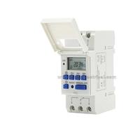 VDOQTLJT Interruptor horario Digital programable de riel DIN AHC15A THC15A, 24 Horas/semanal, 12 V/24 V, Pantalla LCD, relé Temporizador, 220/240(DC12V)