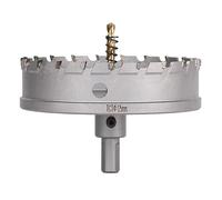 Vearter 125mm Coronas para Metal, Broca de Carburo Sierra Perforadora TCT Cortador para Metal Duro, Acero Inoxidable, Acero Dulce, Aleación de Aluminio, Cobre, Hierro, Plástico, Fibra de Vidrio